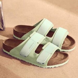 NWT BIRKENSTOCK Uji Nubuck Sandals!